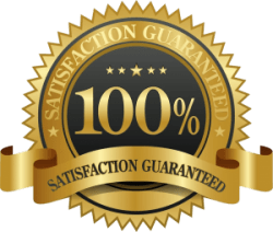 100% Satisfaction Guaranteed Seal